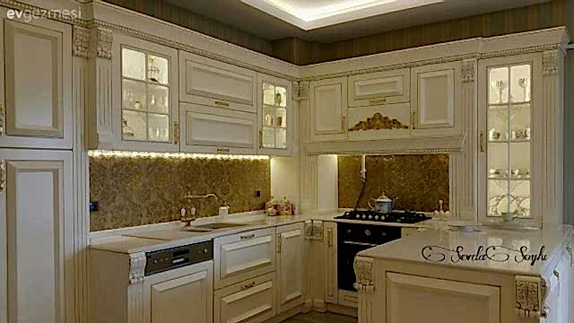 Lüks Klasik Mutfak Modelleri: Masko Sarçam Özel Tasarımları | SRÇ Klasik Mobilya