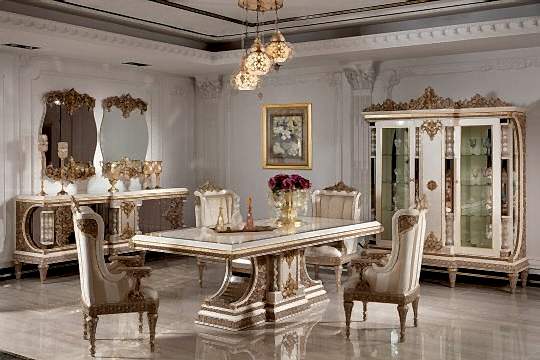 Klasik Yemek Odası Modelleri ve Masko Kişiye Özel Tasarımlar | SRÇ Klasik Mobilya