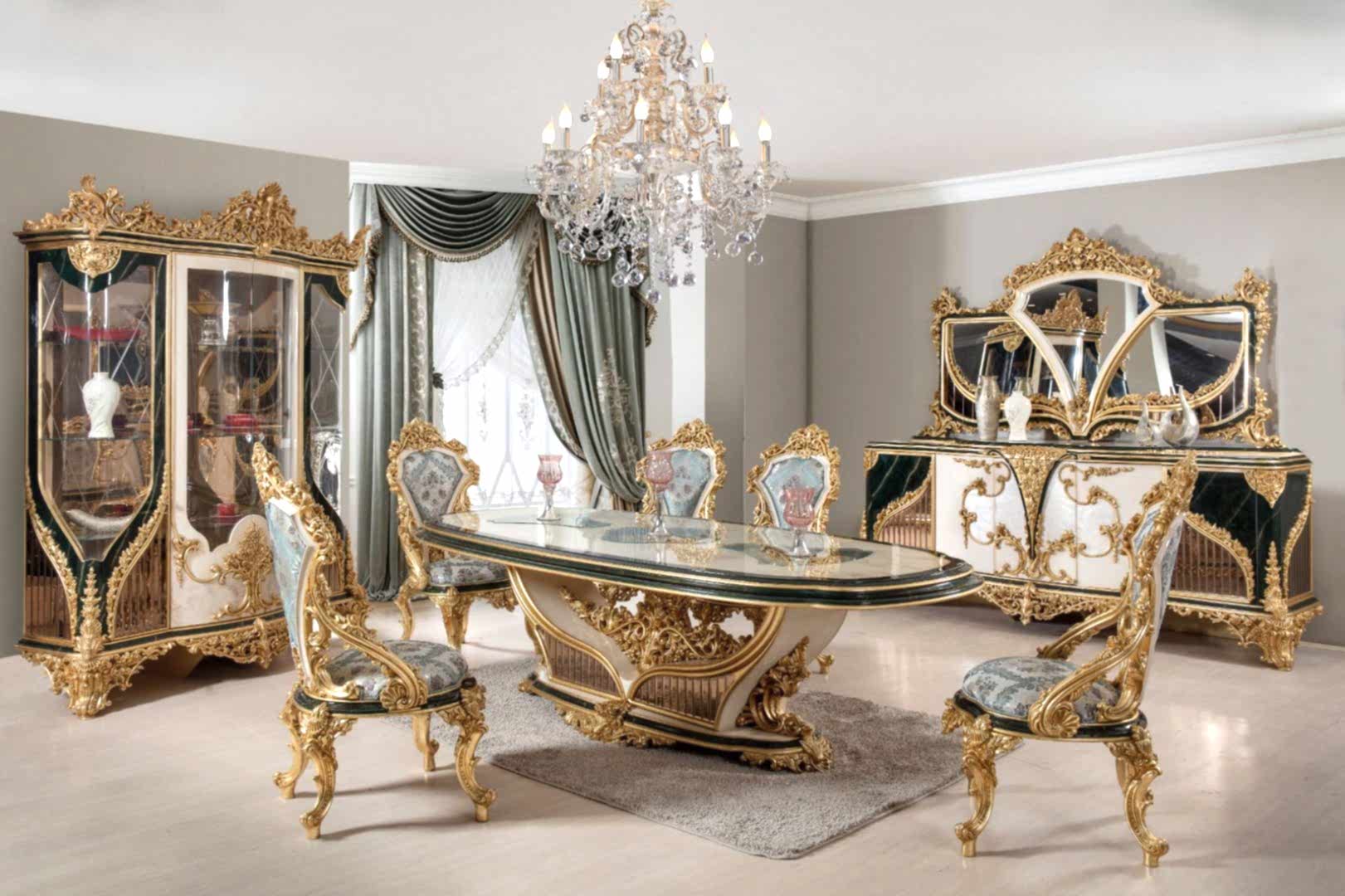 Bugatti Klasik Yemek Odası Takımı