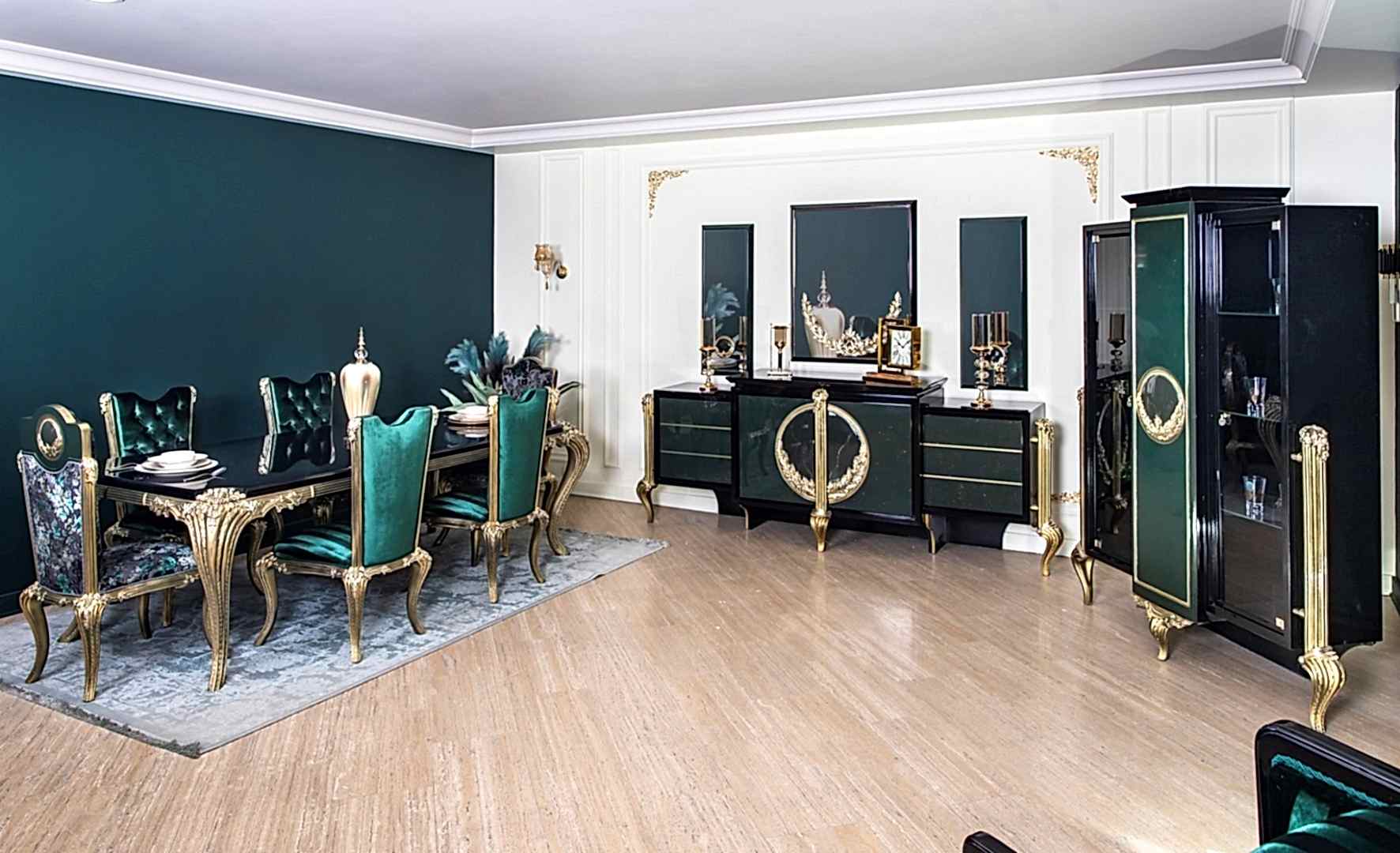 Zümrüt Luxury Yemek Odası Takımı