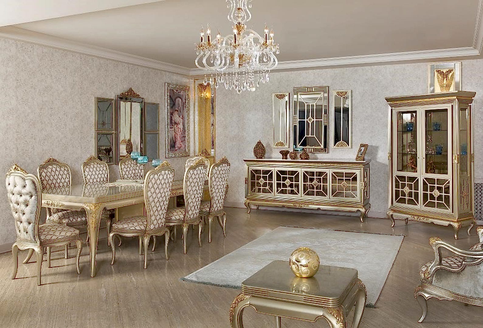 Alesta Luxury Yemek Odası Takımı