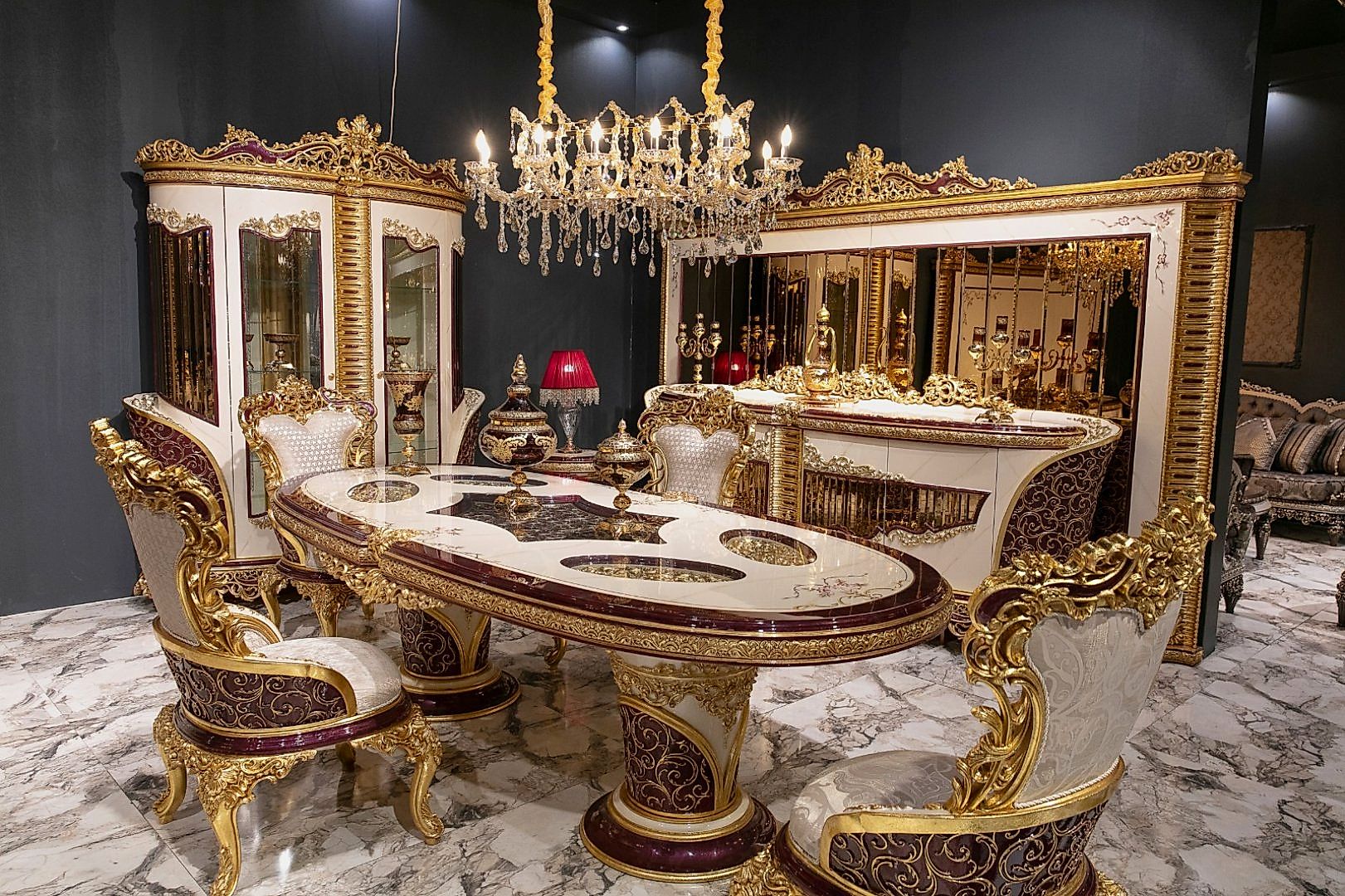 Estelya Klasik Yemek Odası Takımı